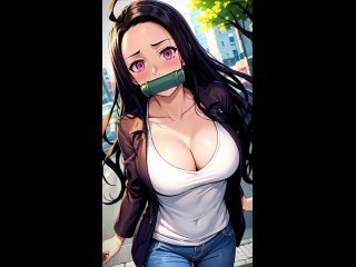 nezuko kamado - tik-tok animation; 3d sex porno hentai; (by @stable diffusion) [demon slayer | kimetsu no yaiba]